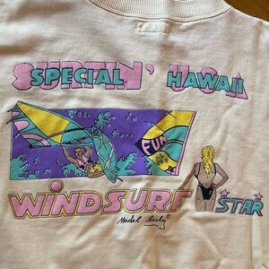 Michel Bachoz Paris Surfin Hawaii Crewneck Sweater